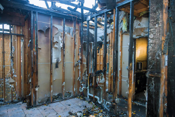 Professional Fire Damage Repair technician working in Rutland, VT